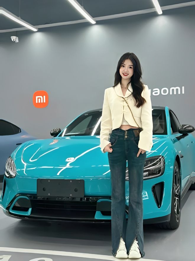 质量都这么高的吗？仙女也就长这样吧不朽情缘登录小米SU7的美女车主(图2)