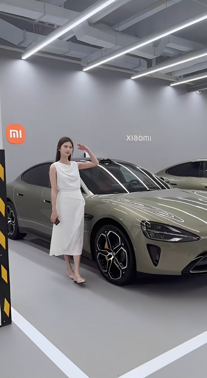 质量都这么高的吗？仙女也就长这样吧不朽情缘登录小米SU7的美女车主(图3)